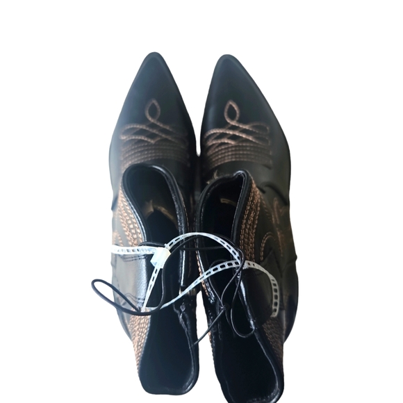 Indigo Rd Iradikan Consrasting Stitch Pink Embroidered Western Boots Size 5.5 M - Picture 8 of 16